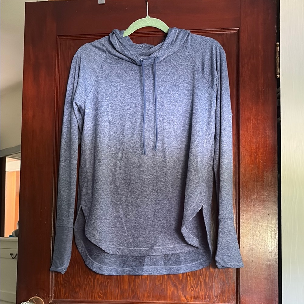 Athleta Blue Hoodie Sweatshirt